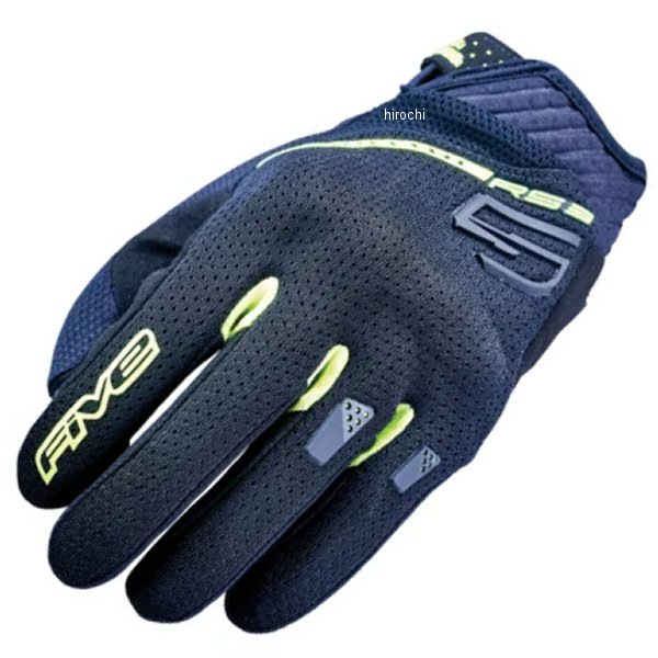 3882020102813 ファイブ FIVE グローブ RS3 EVO AIRFLOW 黒/蛍光黄 Sサイズ