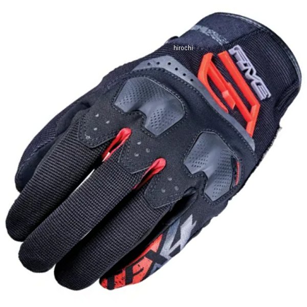 3882020110429 ファイブ FIVE グローブ TFX4 黒/赤 Mサイズ