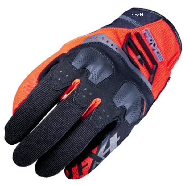 3882020110511 ファイブ FIVE グローブ TFX4 黒/蛍光オレンジ Sサイズ