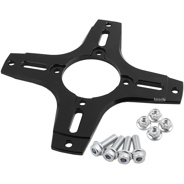 39116 Gクラフト 10インチホイールスペーサー ダックス 十字タイプ 黒