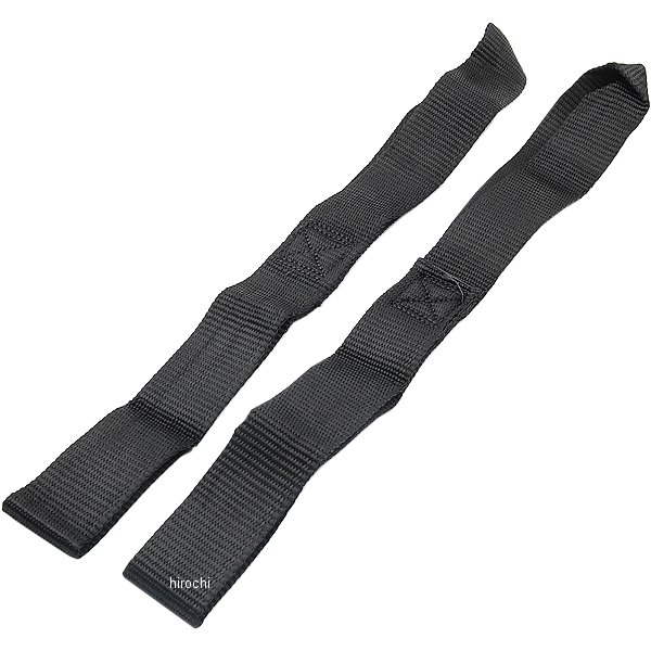 3920-0083 Parts Unlimited 幅1.5インチ(38mm) 延長タイダウン 18インチ(457mm) 黒 (左右ペア)