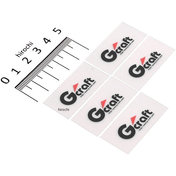 39352 Gクラフト 切り文字 ステッカー ブラック 5枚売り