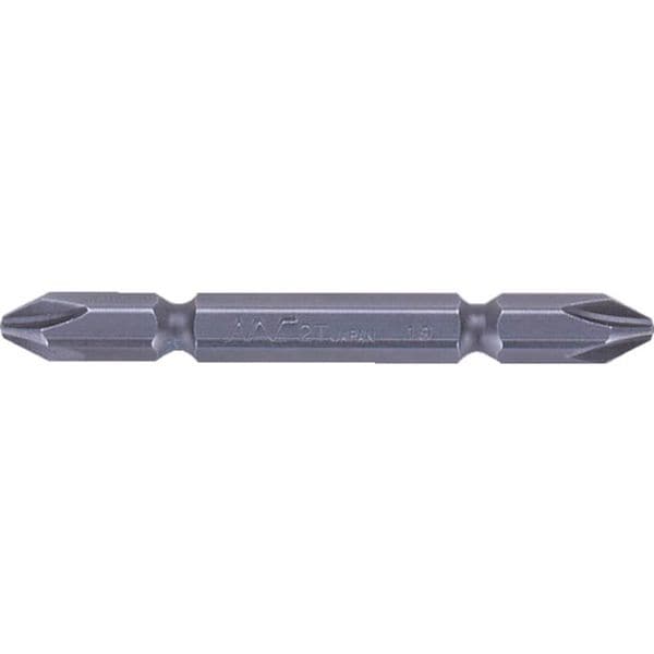 3WT2100 長堀工業(株) ナック タッピングねじ用ドライバービット 差込6.35xNo.2x100L 10本入り