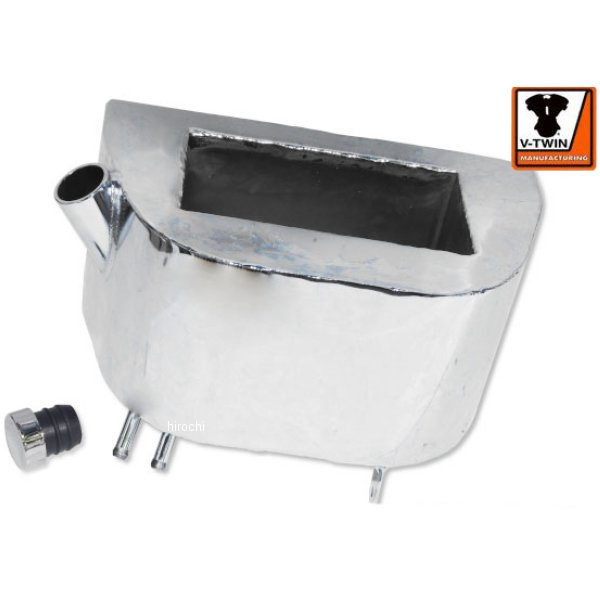 40-0406 ガッツクローム V-Twin ラウンドオイルタンク 65-84年4速フレーム用