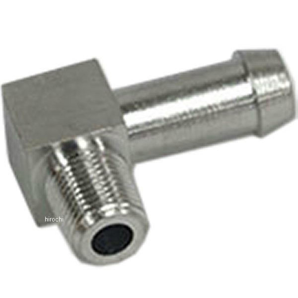 40-0519 ガッツクローム オイルラインフィッティング V-Twin製 90° 3/8-1/8NPT