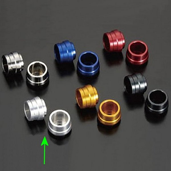 400006-03 シフトアップ ユニバーサル アルミスライダー M6 シルバー 2個セット モンキー