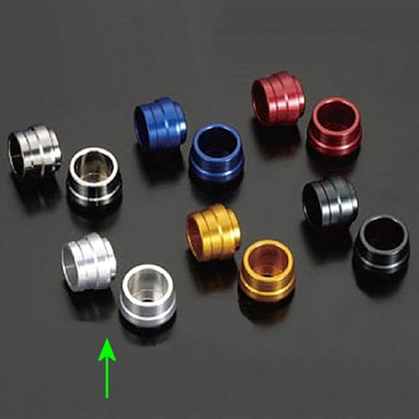 400008-03 シフトアップ ユニバーサル アルミスライダー M8 シルバー 2個セット モンキー