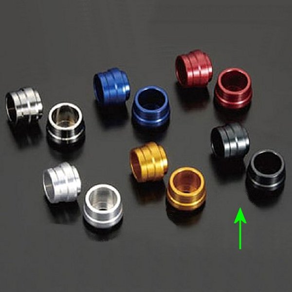 400008-09 シフトアップ ユニバーサル アルミスライダー M8 ガンメタ 2個セット モンキー