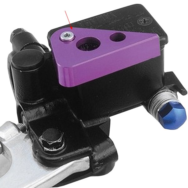 400172 ポッシュ POSH マスターシリンダーガード スーパーミニ 93年-99年 セピアZZ 紫