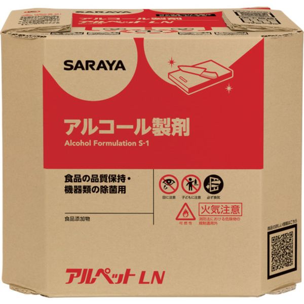 40074 650-8452 サラヤ(株) サラヤ アルペットLN 10L八角BIB