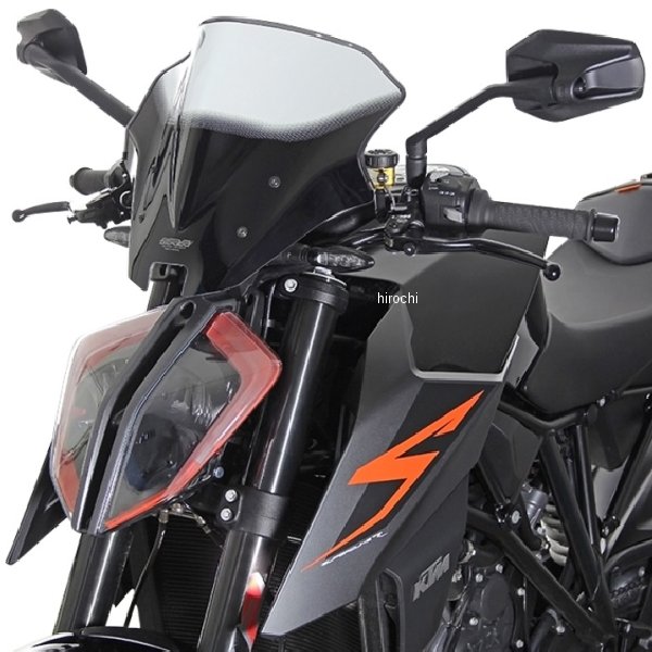 MR855S エムアールエー MRA スクリーン レーシング 17年以降 KTM 1290スーパーデュークR スモーク