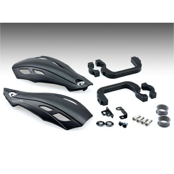 405-0472 キジマ ナックルガード クロスカブ、ハンターカブ 黒