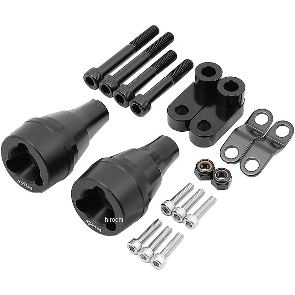 405-3101 キジマ ボディースライダー YZF-R25、YZF-R3 黒 左右セット