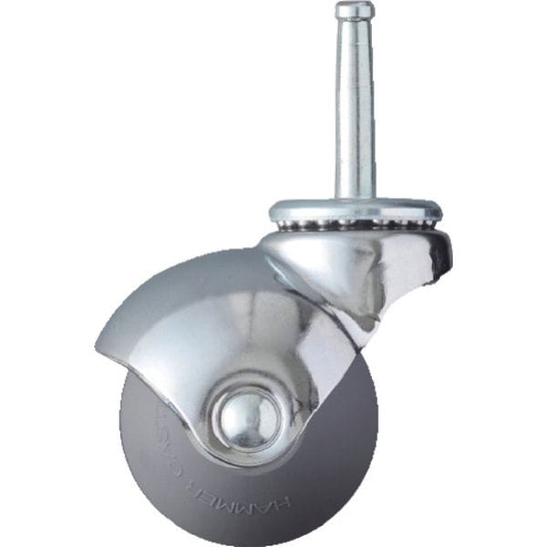 405BUR50 814-0817 ハンマーキャスター(株) ハンマー 差込み式 旋回式ウレタン車輪 50mm