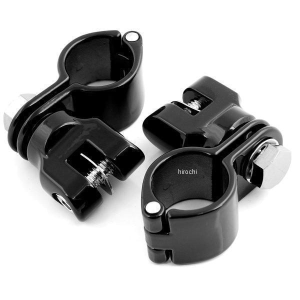 7572 クリアキン Kuryakyn フットペグ マウント マグナム 1.25インチ(32mm)クランプ 黒