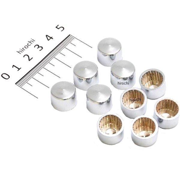 2442 クリアキン Kuryakyn クールキャップ 1/4インチ(6mm)六角ボルト、7/16インチ(11mm)レンチ用 (10個入り)