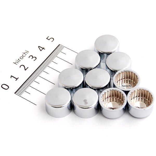 2446 クリアキン Kuryakyn クールキャップ 5/16インチ(8mm)六角ボルト、1/2インチ(13mm)レンチ用 (10個入り)