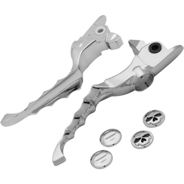 1984 クリアキン Kuryakyn ゾンビ レバー 左右ペア 17年以降 ツーリング クローム