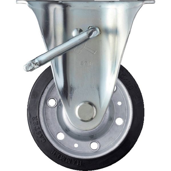 413JRRBB125 ハンマーキャスター(株) ハンマー Jシリーズ 固定 SP付 ゴムB車125mm