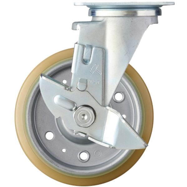 413YSUBB150 ハンマーキャスター(株) ハンマー 特殊鋼板製 自在 SP付 ウレタンB車150mm