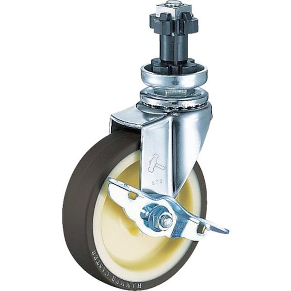 4152ENUB100 398-4630 ハンマーキャスター(株) ハンマー パイプ差込SP付ウレタンB車