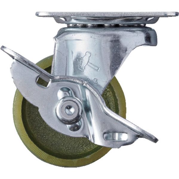 415GC50 814-0902 ハンマーキャスター(株) ハンマー Gシリーズ旋回式イモノ車輪 50mm ストッパー付