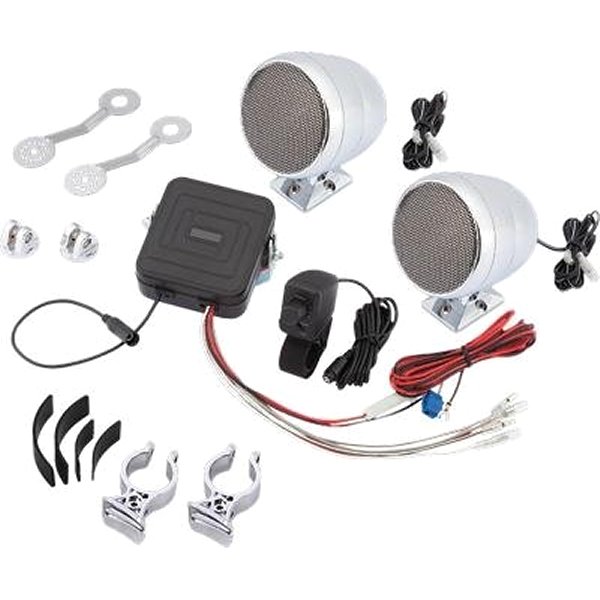 417841 13-250A ショークローム Show Chrome モーターサイクル サウンドシステム 防水 クローム