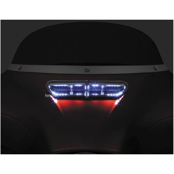 5053 クリアキン Kuryakyn LEDフェアリングアクセント 14年-22年 ハーレー FLHXS クローム