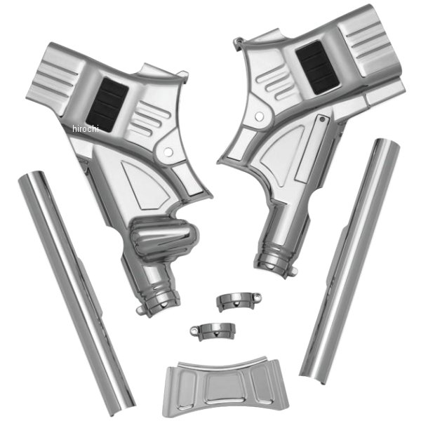 6955 クリアキン Kuryakyn デラックス ネックカバー 14年-22年 ハーレー FLTRXS クローム