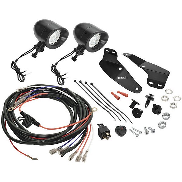 418559 52-857LBK ショークローム Show Chrome LEDライトキット 12年-17年 GL1800 ゴールドウイング 黒