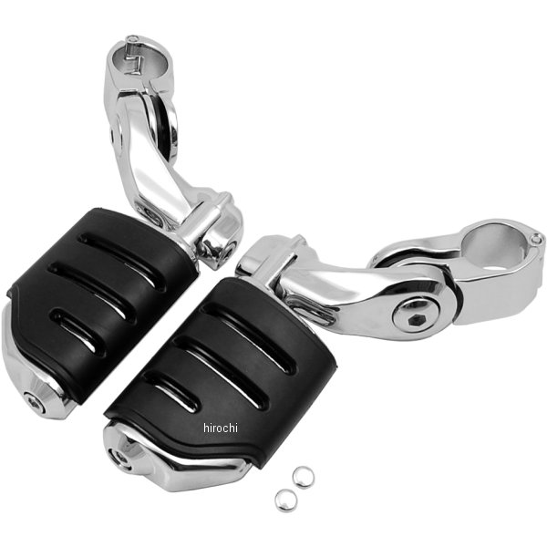 7585 クリアキン Kuryakyn アジャスタブルアーム ショート トライデントデューリーペグ付 クローム