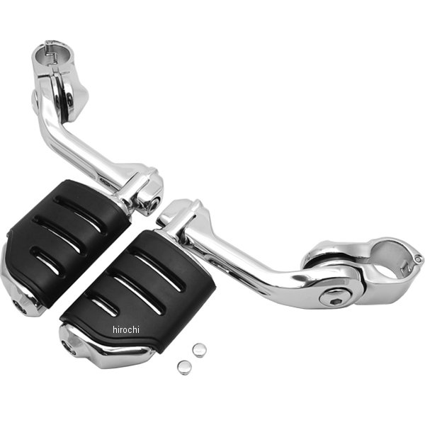 7586 クリアキン Kuryakyn アジャスタブルアーム ロング トライデントデューリーペグ付 クローム