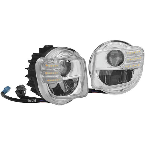 418986 52-915 ショークローム Show Chrome TRIDIUM LED フォグライト 06年-10年 GL1800 ゴールドウイング