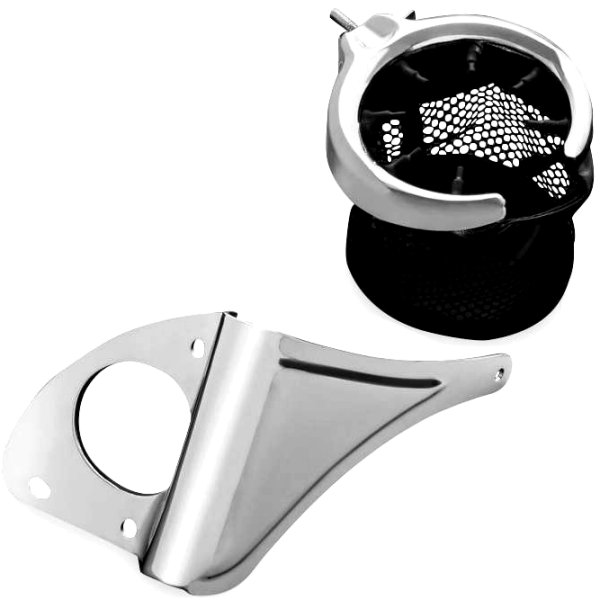 1692 クリアキン Kuryakyn パッセンジャー ドリンクホルダー バスケットタイプ 左側 14年-15年 ツーリング