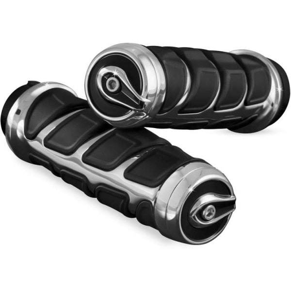 6367 クリアキン Kuryakyn キネティックグリップ ユニバーサル 7/8インチ クローム