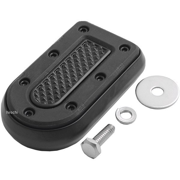 7038 クリアキン Kuryakyn ブレーキペダル パッド ヘビーインダストリー FXソフテイル 黒