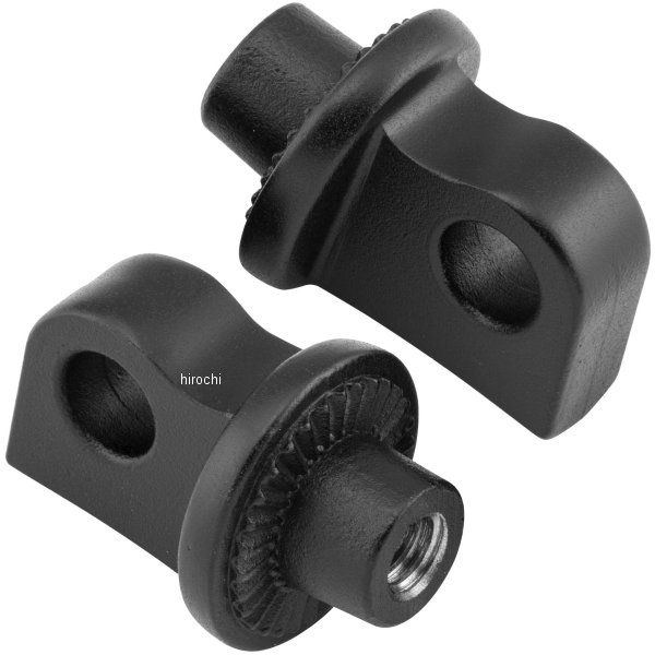 8898 クリアキン Kuryakyn フットペグ用 スプライン アダプタ 黒