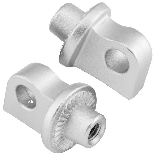 8899 クリアキン Kuryakyn フットペグ用 スプライン アダプタ シルバー