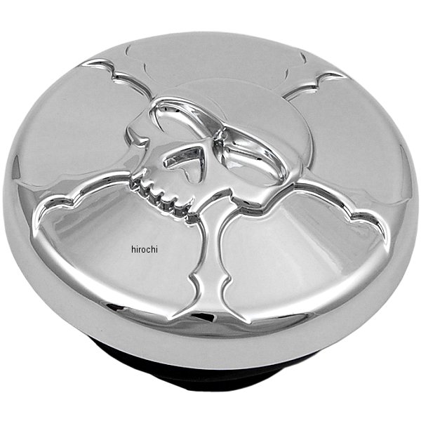 7358 クリアキン Kuryakyn ガスキャップ ベント有り 82年以降 クローム 右ねじ ゾンビ