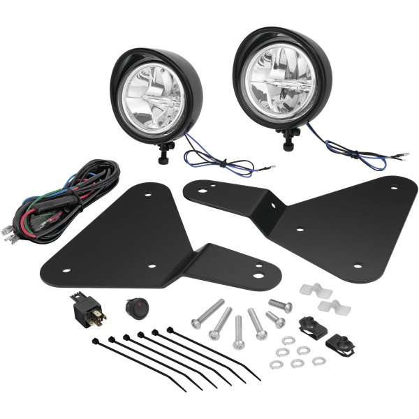 420028 41-302LBK ショークローム Show Chrome 3.5インチ ドライビング ライト 15年以降 Can-Am スパイダー F3 黒