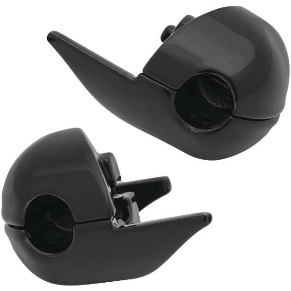 2843 クリアキン Kuryakyn REAR ATTO TURN SIGNAL ADPT BLK