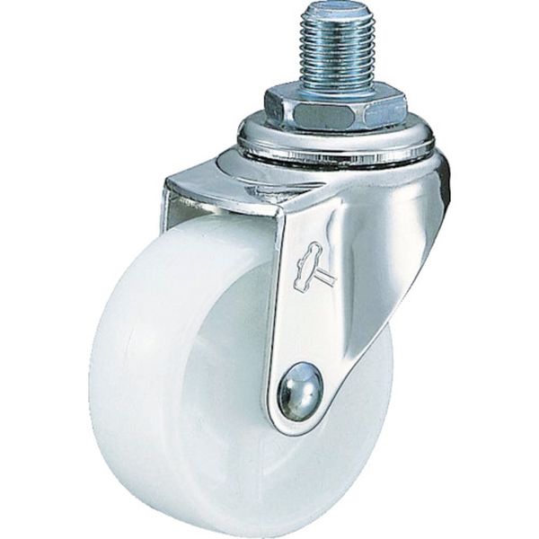 420A30N50 367-0881 ハンマーキャスター(株) ハンマー ねじ込み旋回式ナイロン車輪 50mm M12