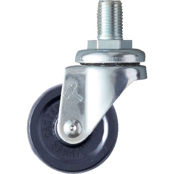 420AU32 ハンマーキャスター(株) ハンマー Aシリーズ ねじ込み 自在 UNF3/8 エラストマー車 32mm