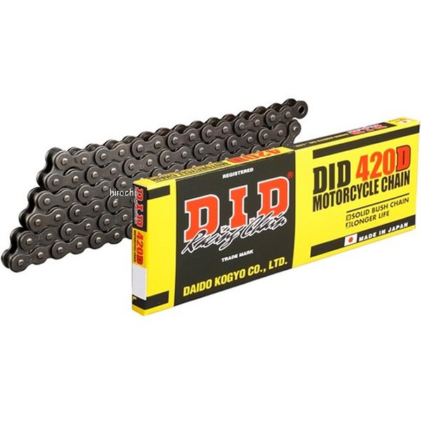 4525516344197 DID 大同工業 チェーン 420D スタンダード シリーズ スチール 108L クリップ