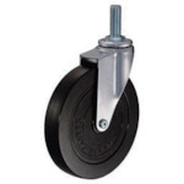 420EAR150 125-4251 ハンマーキャスター(株) ハンマー ねじ込み旋回式ゴム車輪 150mm M16