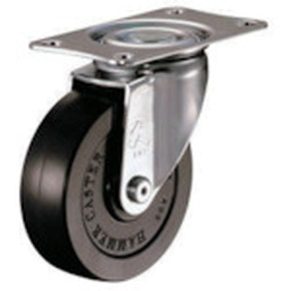 420ER85 125-3549 ハンマーキャスター(株) ハンマー 旋回式ゴム車輪 85mm