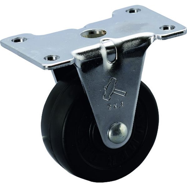 420ERR50 125-3492 ハンマーキャスター(株) ハンマー キャスター固定ゴム車50mm