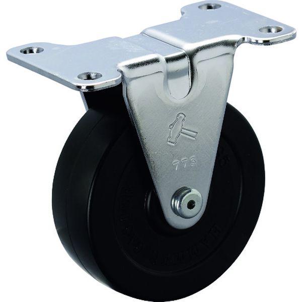 420ERR85 125-3557 ハンマーキャスター(株) ハンマー キャスター固定ゴム車85mm