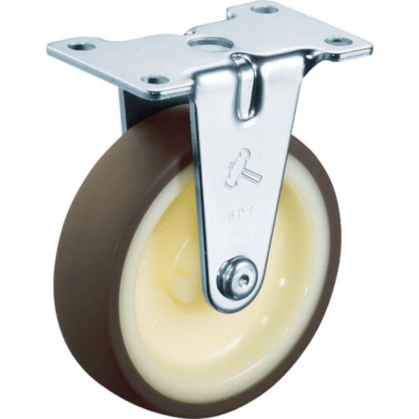 420ERUR40 367-1216 ハンマーキャスター(株) ハンマー 固定式ウレタン車輪(ナイロンホイール)40mm