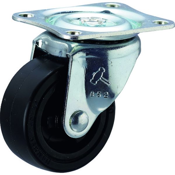 420GR50 125-2453 ハンマーキャスター(株) ハンマー キャスター自在ゴム車50mm